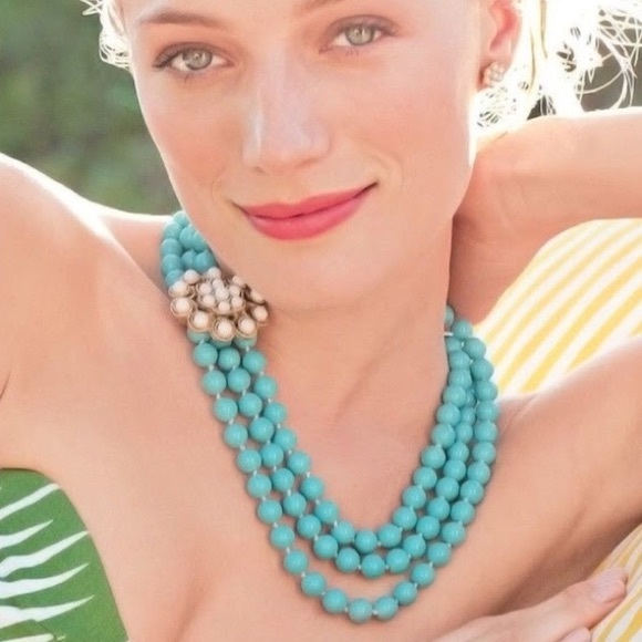 ::Stella & Dot Retired Turquoise LaCoco Necklace - Picture 2 of 7
